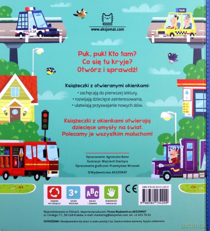 Książeczka z okienkami. Pojazdy - Agnieszka Bator [KSIĄŻKA]
