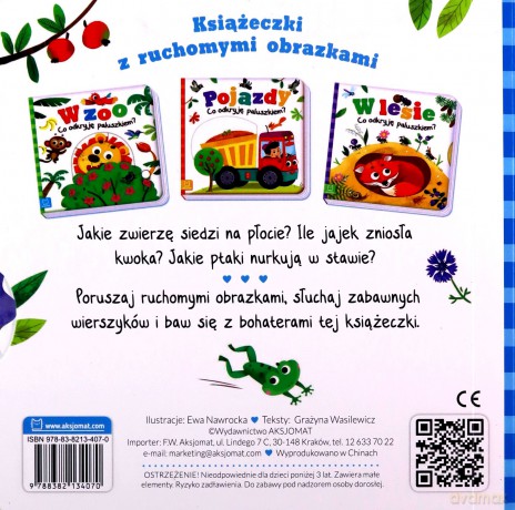 Na wsi. Co odkryję paluszkiem? - Grażyna Wasilewicz [KSIĄŻKA]