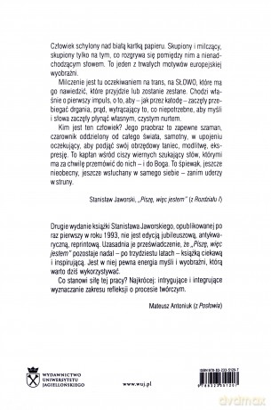 Piszę, więc jestem. O procesie twórczym w literaturze - Stanisław Jaworski [KSIĄŻKA]