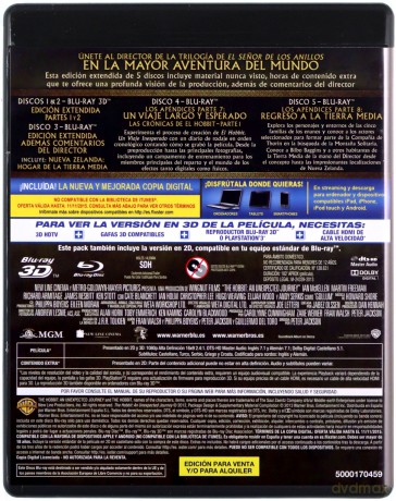 The Hobbit: An Unexpected Journey Extended Edition (Hobbit: Niezwykła Podróż) [2xBlu-Ray 3D]+[3xBlu-Ray]