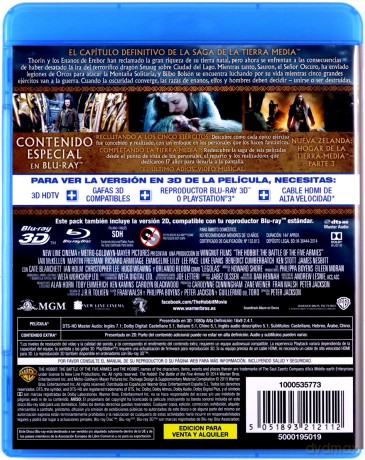 Hobbit Trilogy [BOX] [3xBlu-Ray 3D]+[3xBlu-Ray]