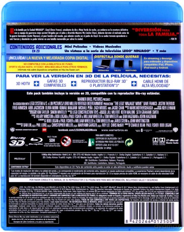 The Lego Ninjago Movie [Blu-Ray 3D]+[Blu-Ray]
