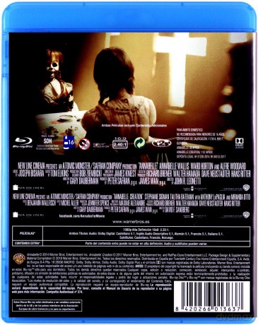 Annabelle / Annabelle Creation (Annabelle: Narodziny zła) [2xBlu-Ray]