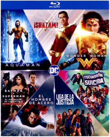 DC Collection: Shazam! / Aquaman / Wonder Woman / Man of Steel / Batman v Superman: Dawn of Justice / Justice League / Suicide Squad [BOX] [8xBlu-Ray]