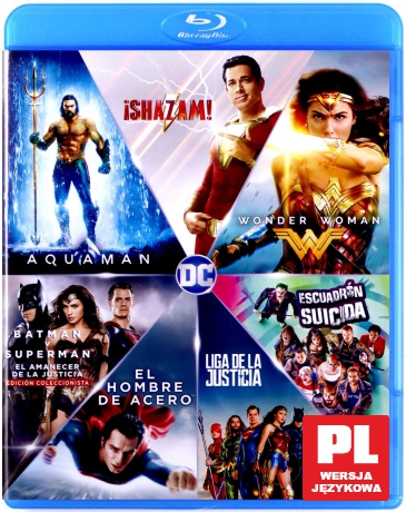 DC Collection: Shazam! / Aquaman / Wonder Woman / Man of Steel / Batman v Superman: Dawn of Justice / Justice League / Suicide Squad [BOX] [8xBlu-Ray]