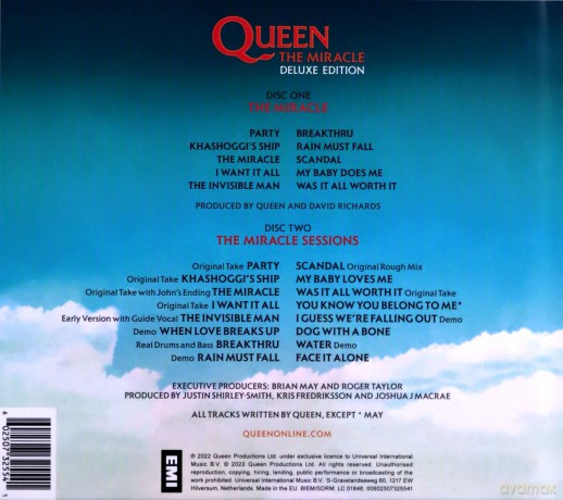 Queen: The Miracle (2022 Edition) [2CD]
