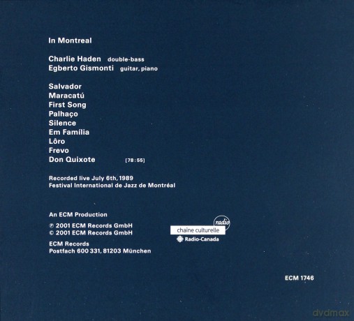 Charlie Haden: In Montreal [CD]