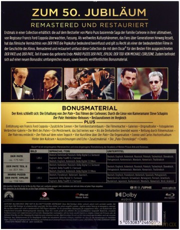 Ojciec chrzestny I-III [Blu-Ray]