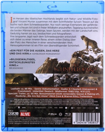 The Velvet Queen (Duch śniegów) [Blu-Ray]