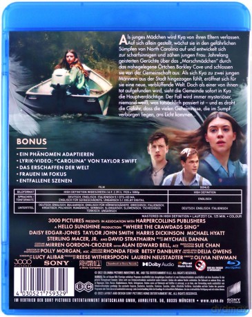 Gdzie śpiewają raki [Blu-Ray]