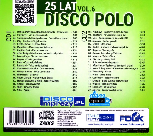 25 Lat Disco Polo vol. 6 [2CD]