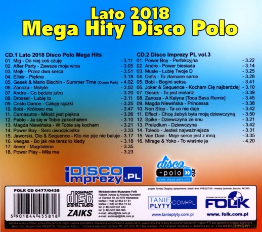 Lato 2018 - Disco Polo (digipack) [2CD]