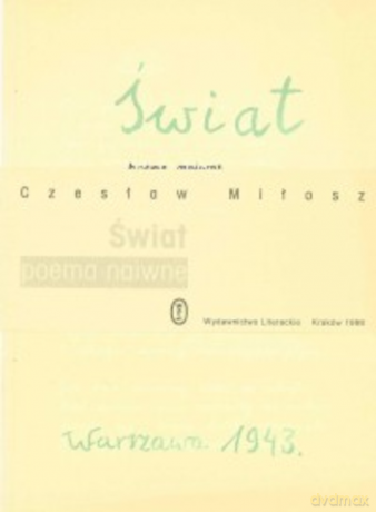 Świat poema naiwne - Czesław Miłosz [KSIĄŻKA]