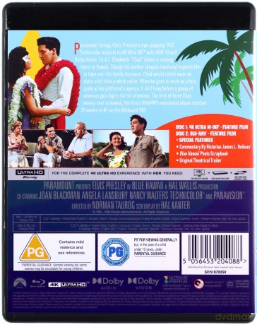 Blue Hawaii (Błękitne Hawaje) [Blu-Ray 4K]+[Blu-Ray]