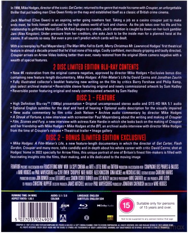 Croupier (Limited) (Krupier) [2xBlu-Ray]