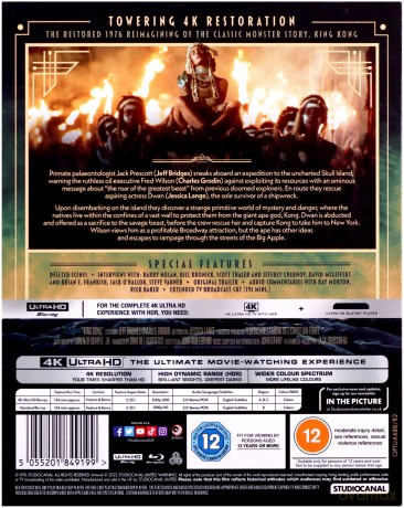 King Kong [Blu-Ray 4K]