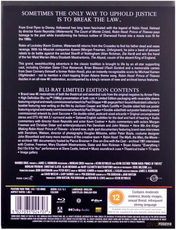 Robin Hood: Prince Of Thieves (Limited) (Robin Hood: Książę złodziei) [Blu-Ray]