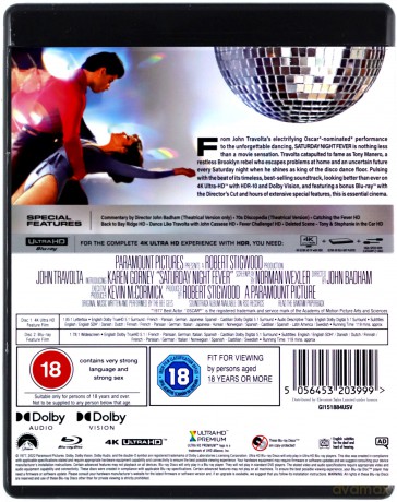 Saturday Night Fever (Gorączka sobotniej nocy) [Blu-Ray 4K]+[Blu-Ray]