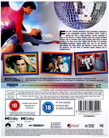 Saturday Night Fever (Gorączka sobotniej nocy) [Blu-Ray 4K]+[Blu-Ray]