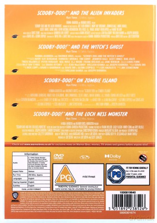 Scooby-Doo (4-Film Monster Collection) [DVD]