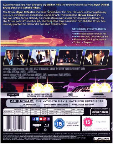 The Driver [Blu-Ray 4K]