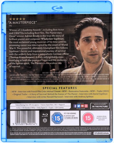 The Pianist (Pianista) [Blu-Ray]