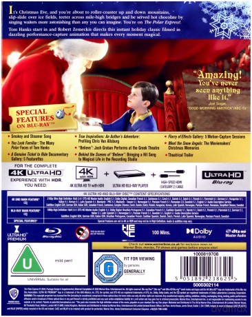 The Polar Express (Ekspres polarny) [Blu-Ray 4K]+[Blu-Ray]