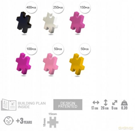 Klocki Meli Minis Pony 3in1 1000 el.  [KLOCKI] 