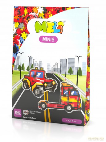 Klocki Meli Minis Car 3in1 1000 el.  [KLOCKI] 
