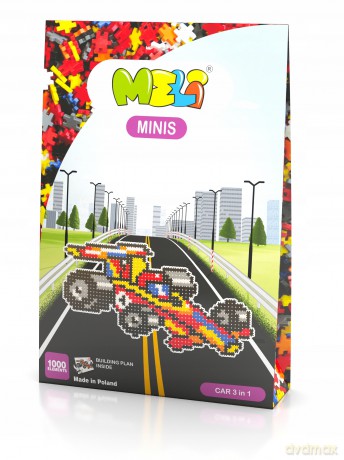 Klocki Meli Minis Car 3in1 1000 el.  [KLOCKI] 
