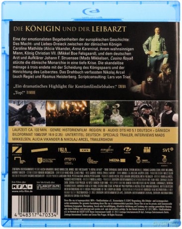 A Royal Affair (Kochanek królowej) [Blu-Ray]