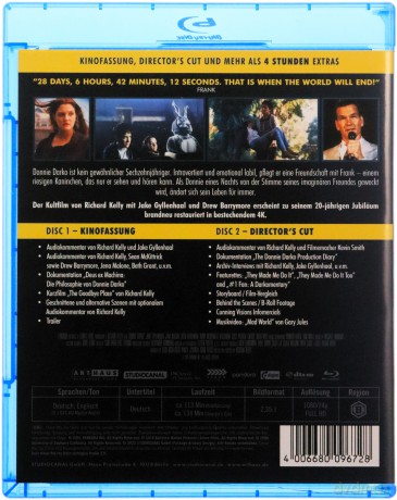 Donnie Darko: The Director's Cut (Donnie Darko) [Blu-Ray]