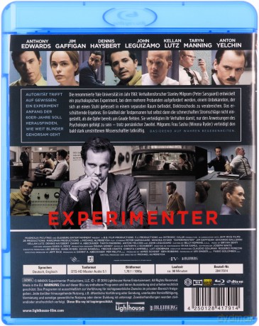Experimenter: The Stanley Milgram Story (Eksperymentator) [Blu-Ray]
