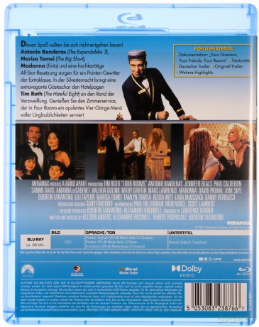 Four Rooms and a Hotel (Cztery pokoje) [Blu-Ray]
