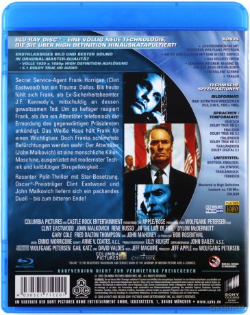 In the Line of Fire (Na linii ognia) [Blu-Ray]