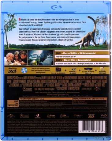 Jurassic Park 3D (Jurassic Park) [2xBlu-Ray]