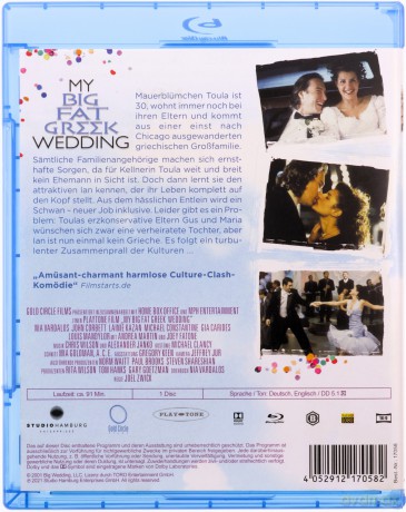 My Big Fat Wedding (Moje wielkie greckie wesele) [Blu-Ray]