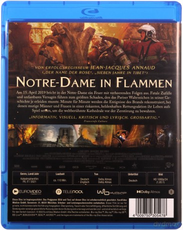 Notre-Dame on Fire (Notre-Dame płonie) [Blu-Ray]