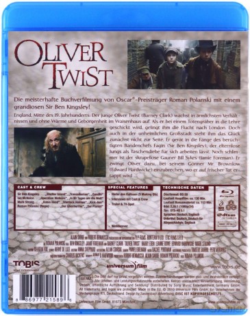 Oliver Twist (Oliver Twist) [Blu-Ray]