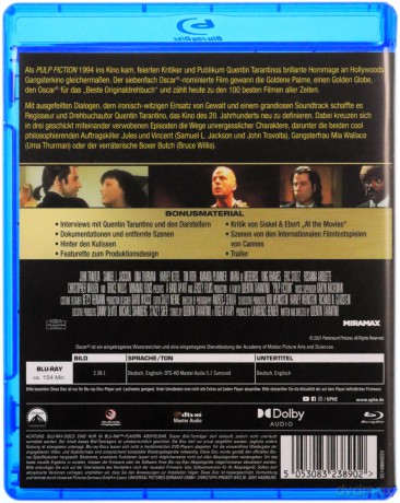 Pulp Fiction (Pulp Fiction) [Blu-Ray]