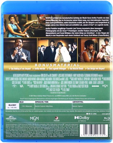 Respect (Respekt - królowa soul) [Blu-Ray]