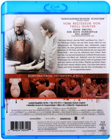 The Autopsy of Jane Doe (Autopsja Jane Doe) [Blu-Ray]