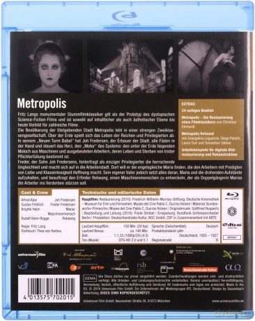 Metropolis (1927) [Blu-Ray]