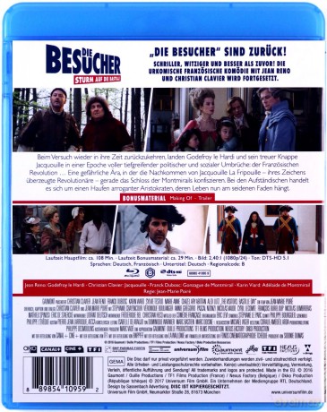The Visitors: Bastille Day (Goście, goście III: Rewolucja) [Blu-Ray]
