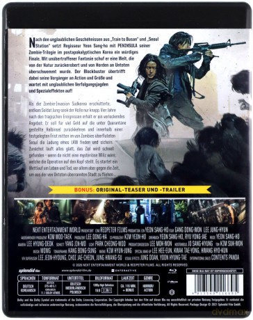 Zombie express 2: Półwysep [Blu-Ray]