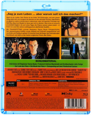 Trainspotting (Trainspotting) [Blu-Ray]