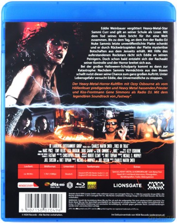 Trick or Treat (Upiorna noc Halloween) [Blu-Ray]