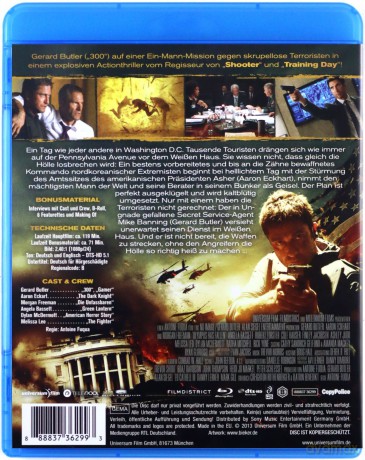 White House Taken (Olimp w ogniu) [Blu-Ray]