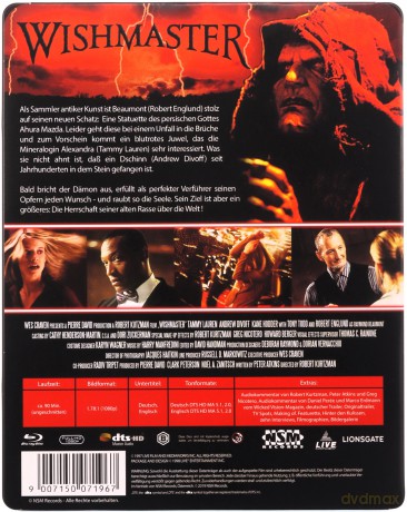 Wishmaster (Władca życzeń) [Blu-Ray]
