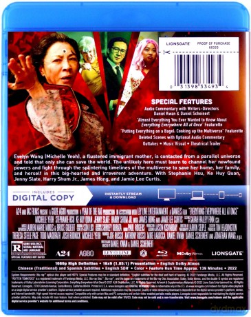 Everything Everywhere All at Once (Wszystko wszędzie naraz) [Blu-Ray]